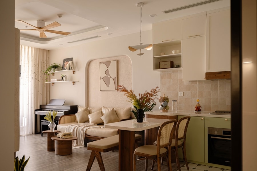 350 triệu hoàn thiện căn hộ lấy cảm hứng từ miền quê châu Âu