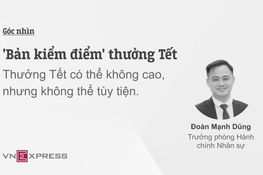 'Bản kiểm điểm' thưởng Tết