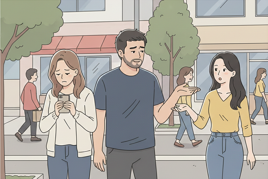 Chồng buông lời lả lơi với phụ nữ khác dù đi cùng tôi