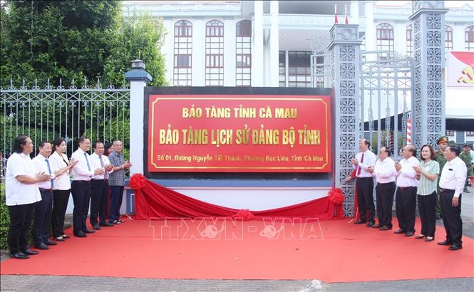 Thành lập Bảo tàng Lịch sử Đảng bộ tỉnh Cà Mau