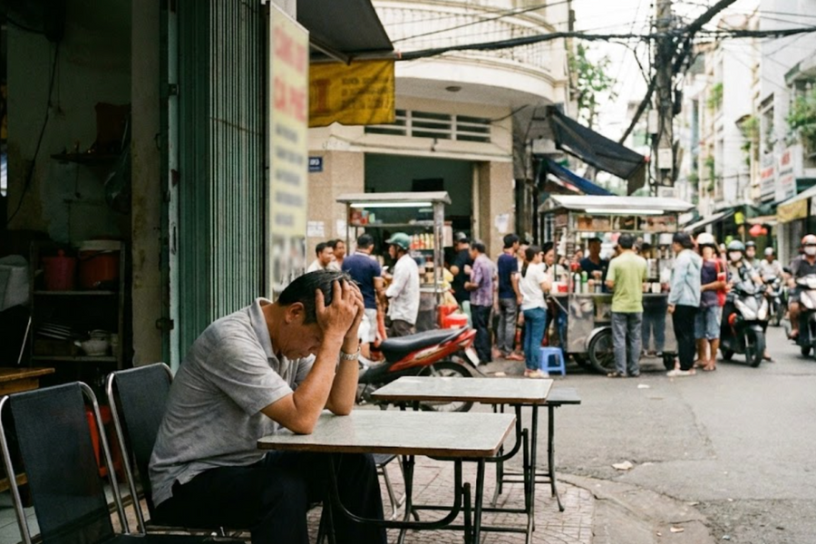 Gồng lỗ quán cà phê 200 triệu vì '50 m có một xe take away bao vây'
