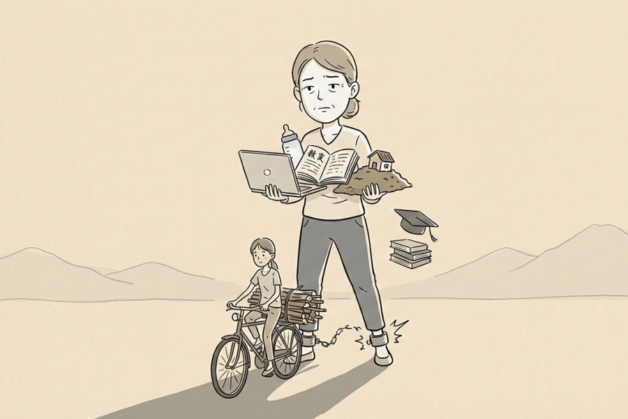 Tôi gồng mình kiếm sống nuôi con, còn chồng bước vào giấc mơ nghiên cứu sinh