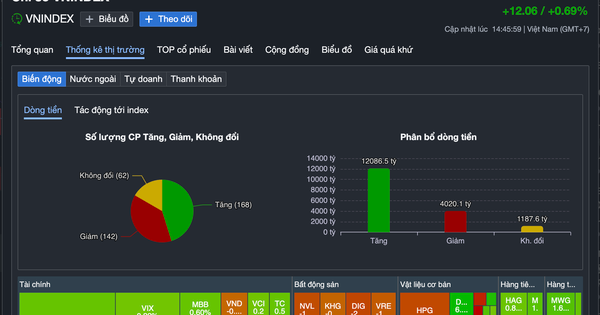 Chứng khoán 30-12: VN-Index bứt phá 12 điểm, một cố phiếu hóa chất "tím lịm"