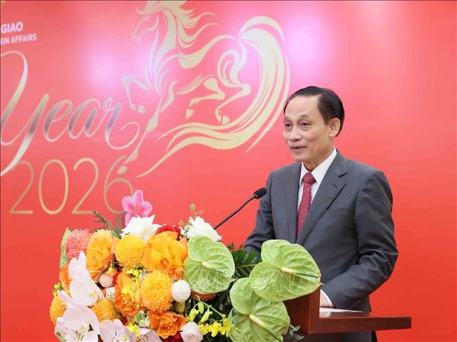 Bộ trưởng Ngoại giao gặp mặt các cơ quan báo chí nhân dịp Xuân Bính Ngọ 2026