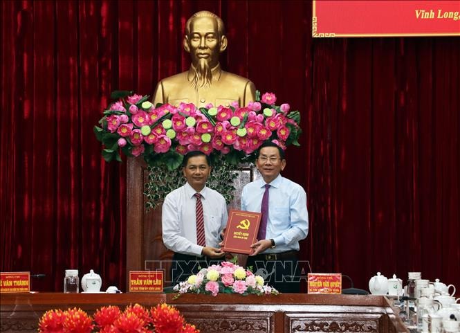 Chỉ định Chủ nhiệm Ủy ban Kiểm tra Tỉnh ủy Vĩnh Long