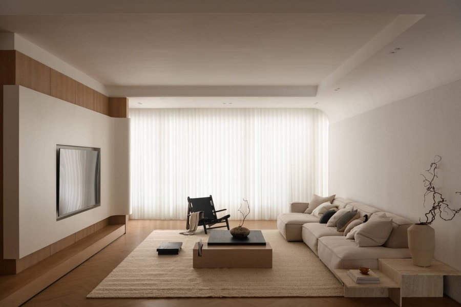 Căn hộ 250 m2 thiết kế tối giản cho gia chủ 'chữa lành'