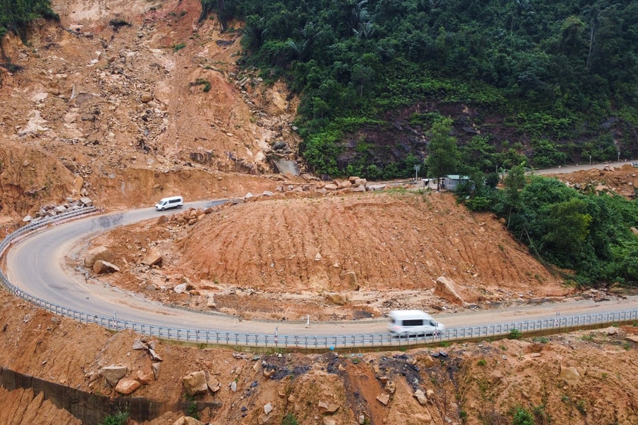Đường nối Nha Trang - Đà Lạt sau khi xử lý hơn 100 điểm sạt lở