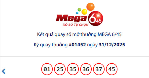 Ngày cuối của năm 2025, một người chơi vé số Vietlott trúng thưởng hơn 17 tỉ đồng