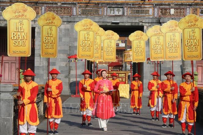 Công bố Festival Huế 2026 và tái hiện Lễ Ban sóc triều Nguyễn