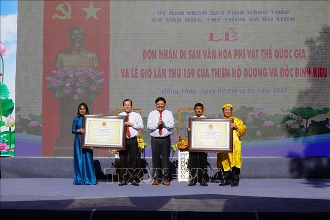 Lễ giỗ Thiên Hộ Dương, Đốc Binh Kiều là Di sản văn hóa phi vật thể quốc gia