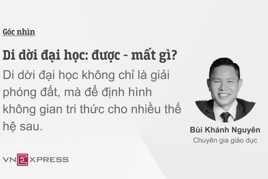 Di dời đại học: được - mất gì?