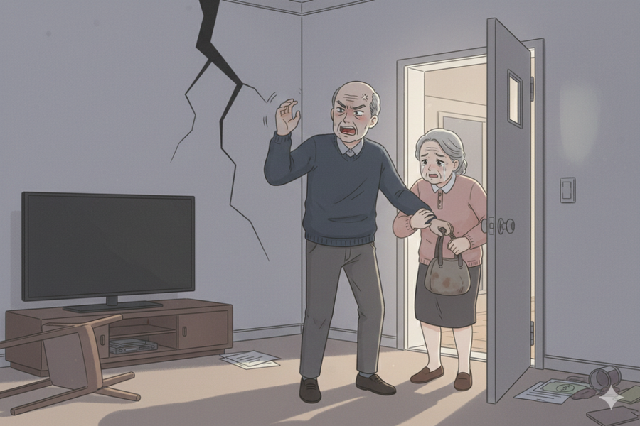 Ba tôi đuổi mẹ tôi 79 tuổi ra khỏi nhà