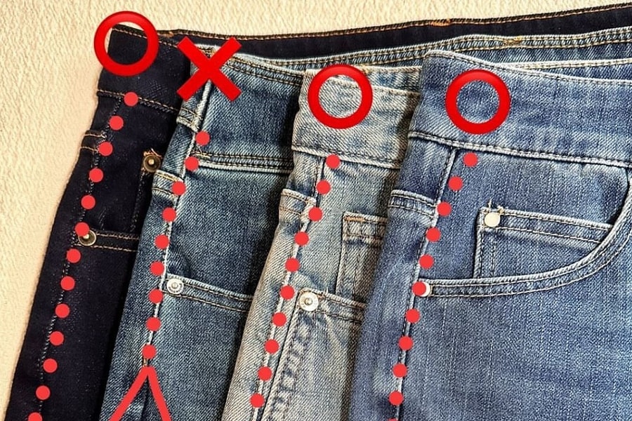 7 chi tiết nhận biết quần jeans cao cấp, tôn dáng