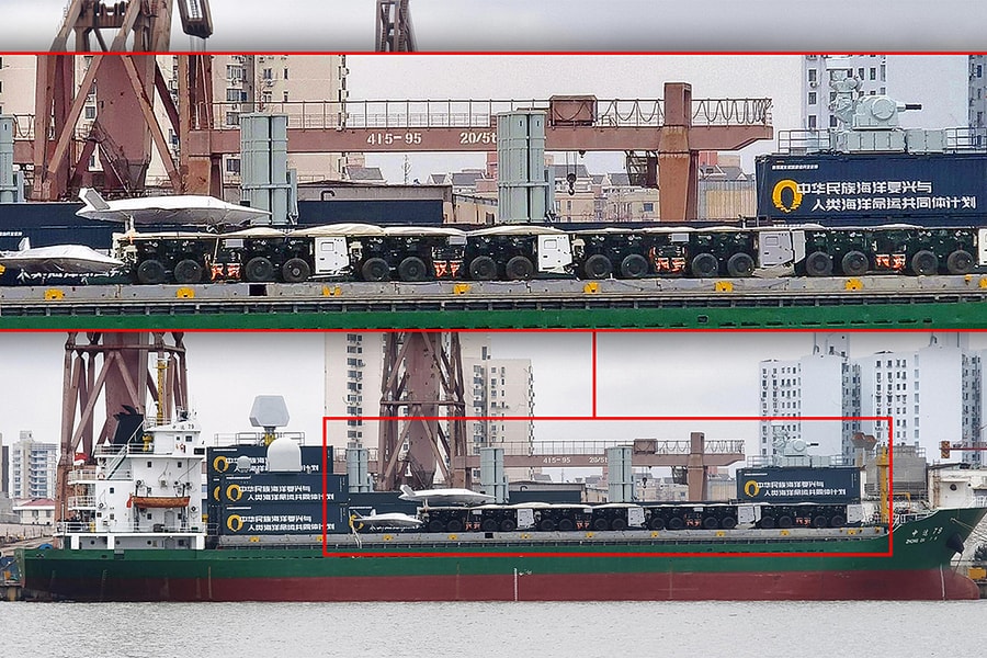 Trung Quốc biến tàu container thành 'tàu sân bay UAV'