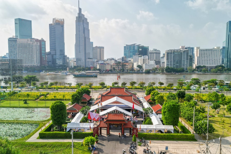 Lễ cầu an đầu năm tại đình 300 năm tuổi ở Thủ Thiêm