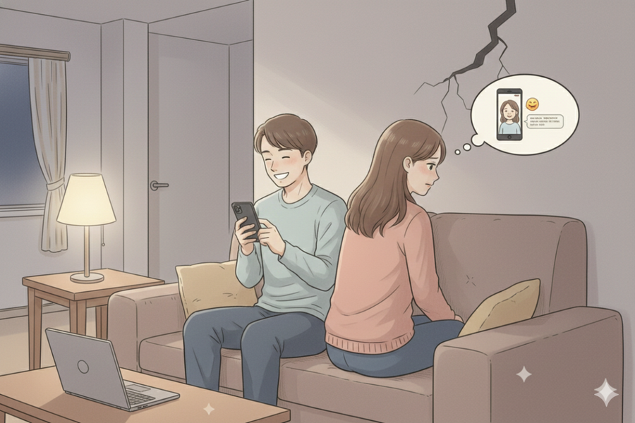 Ngày nào chồng cũng nhắn tin đùa giỡn với nữ đồng nghiệp