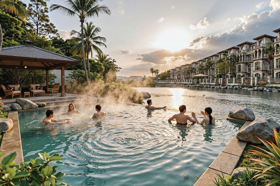 Lợi thế nguồn khoáng nóng tự nhiên tại Alumi Alluvia City
