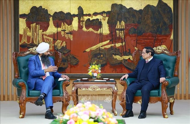 Thủ tướng Phạm Minh Chính tiếp Bộ trưởng Phát triển quốc tế Canada