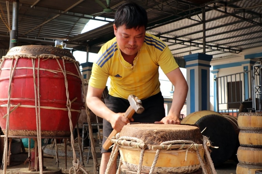 Nghề "tay gõ nhịp, chân nhún nhảy" vào vụ Tết