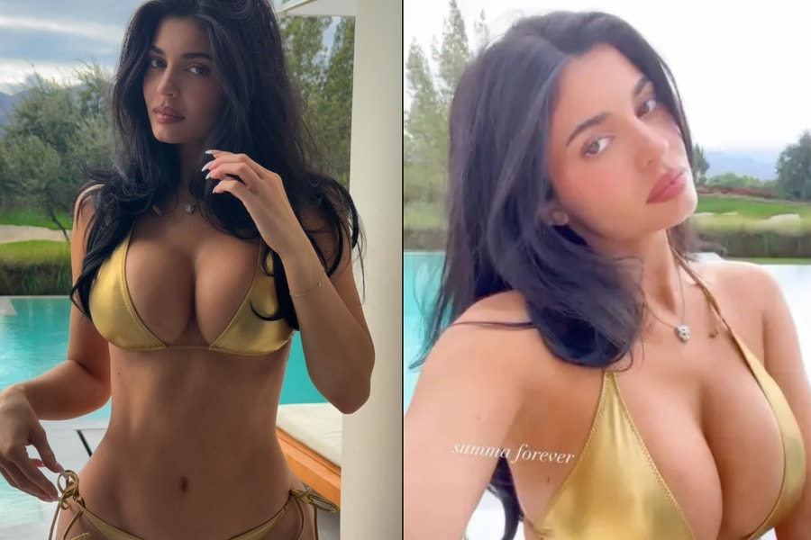 Thời trang bikini 57.000 USD của Kylie Jenner gây chú ý