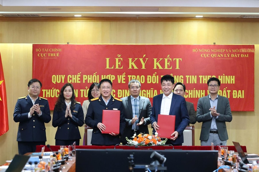 Liên thông điện tử xác định nghĩa vụ tài chính về đất đai