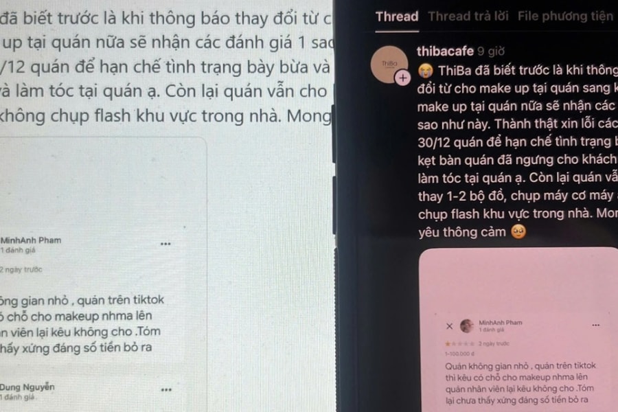 Nhắc khách không trang điểm, chủ quán cà phê sững người vì nhận “bão” 1 sao