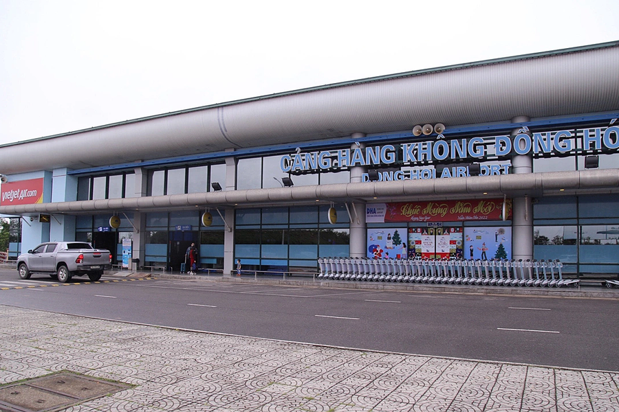 Sân bay Đồng Hới tạm dừng tiếp nhận máy bay buổi tối