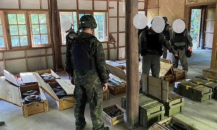 Thái Lan tuyên bố phát hiện kho vũ khí trong sòng bạc Campuchia