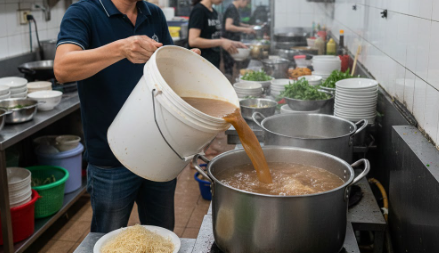 Nghịch lý thùng sơn cũ đựng nước lèo nóng hổi