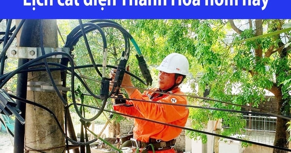 Tra cứu lịch cắt điện Thanh Hóa hôm nay Thứ 4 ngày 7/1/2026