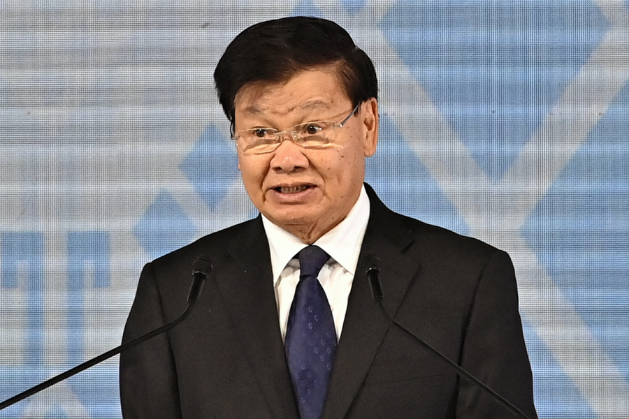 Tổng Bí thư Tô Lâm chúc mừng Tổng Bí thư Lào tái đắc cử