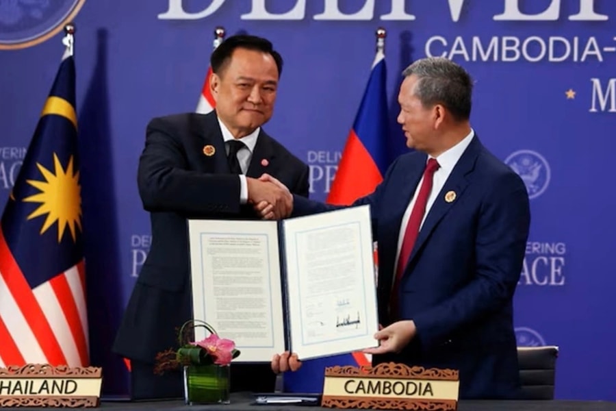 Mỹ hỗ trợ 45 triệu USD giúp Campuchia và Thái Lan thực thi thỏa thuận hòa bình