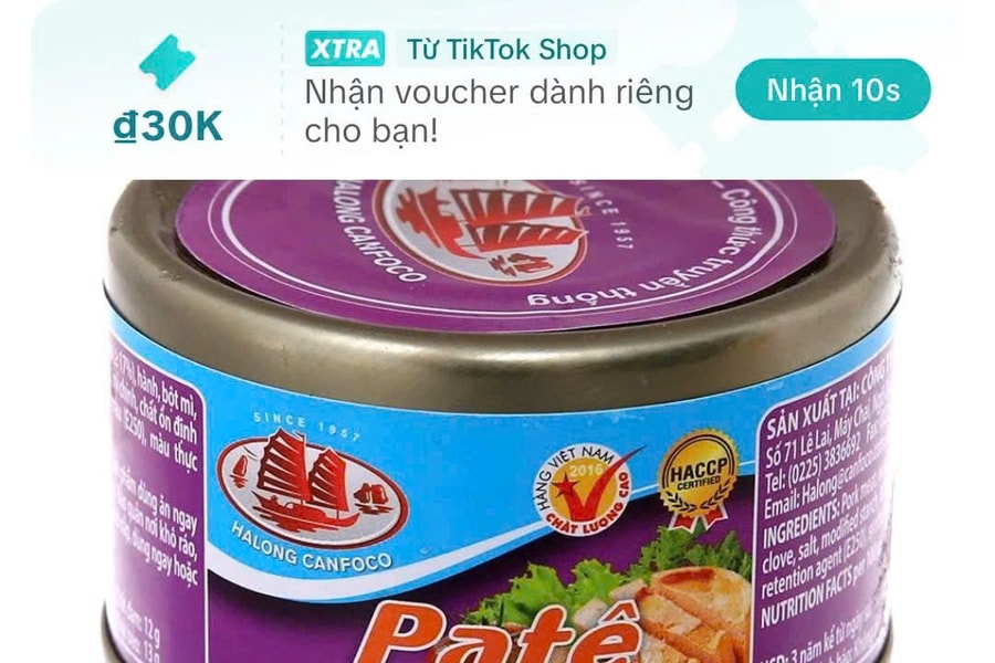 Nhiều sàn thương mại điện tử vẫn bày bán sản phẩm Đồ hộp Hạ Long