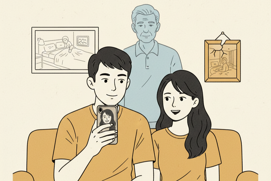 Người yêu vào khách sạn với bạn của cha