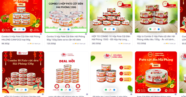 Người tiêu dùng đã mua bao nhiêu hộp pate Cột đèn Hải Phòng trên online?