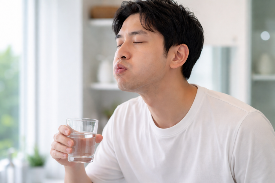 60 giây giảm hơi thở có mùi vào buổi sáng