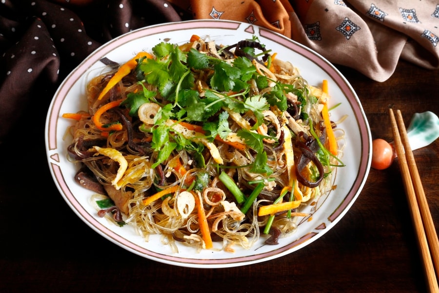 Công thức làm món miến xào giò