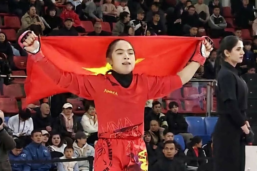 'Cô giáo nhu thuật' Việt Nam giành HC vàng MMA châu Á