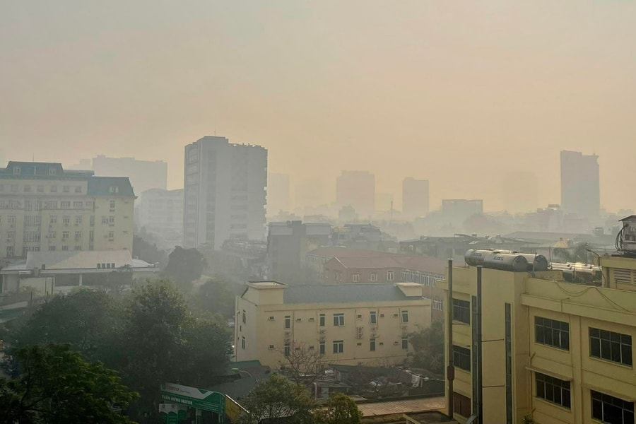 Chất lượng không khí ở nhiều tỉnh thành miền Bắc rất xấu