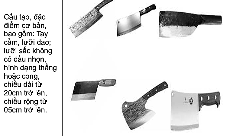 Cầm dao làm bếp đi giải quyết mâu thuẫn: Coi chừng 'dính' 2 tội