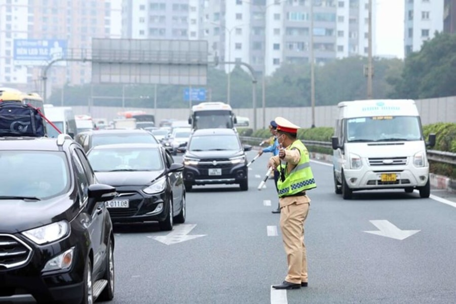 Phân luồng giao thông tạm thời phục vụ Đại hội XIV của Đảng