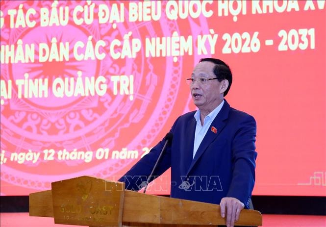 Phó Chủ tịch Quốc hội Trần Quang Phương giám sát, kiểm tra tại Quảng Trị