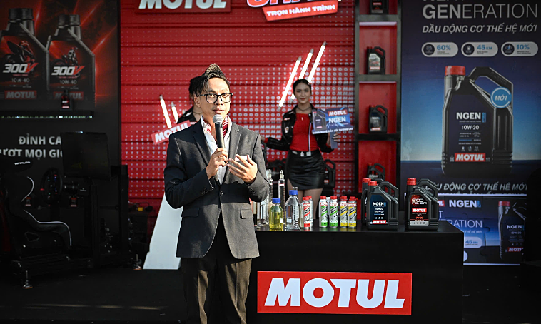 Dầu nhớt Motul tạo điểm nhấn tại Triển lãm Vietnam Mobility Show