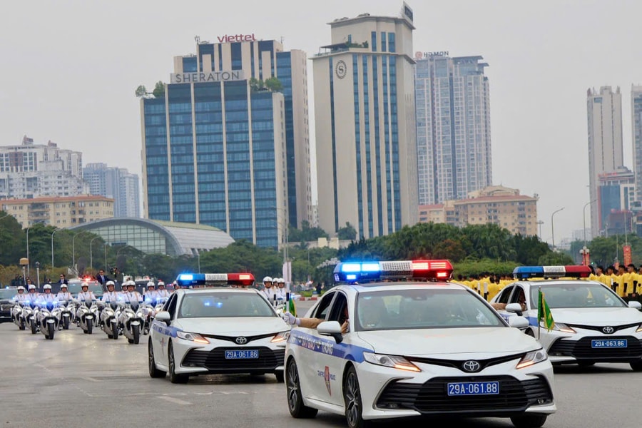 Hà Nội cấm xe khách 16 chỗ, xe tải vào nhiều tuyến đường dịp Đại hội Đảng