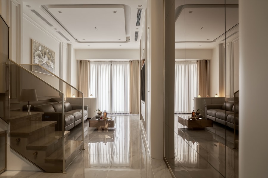 Nhà phố tân cổ điển trong con hẻm rộng 3 m