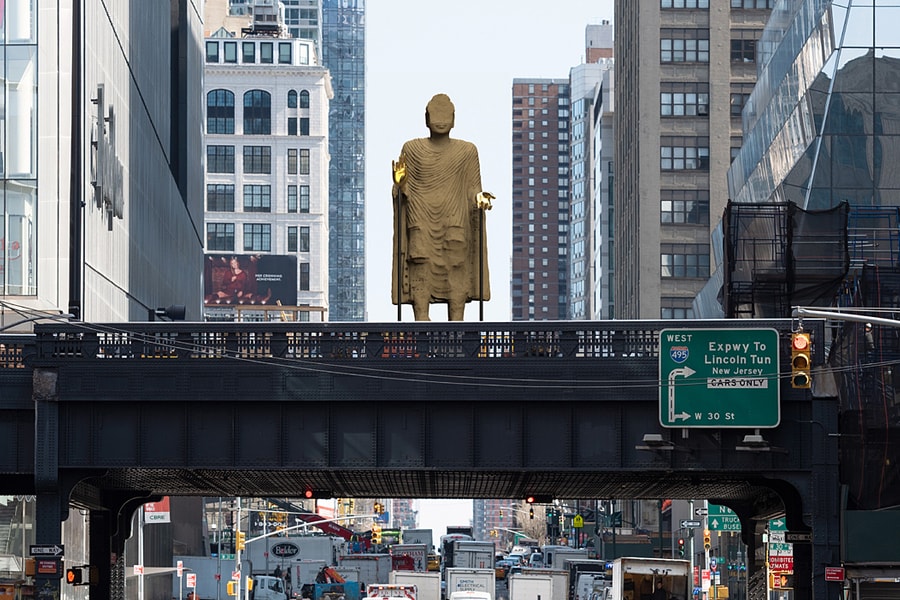 Công viên New York trưng bày tượng Phật của nghệ sĩ gốc Việt