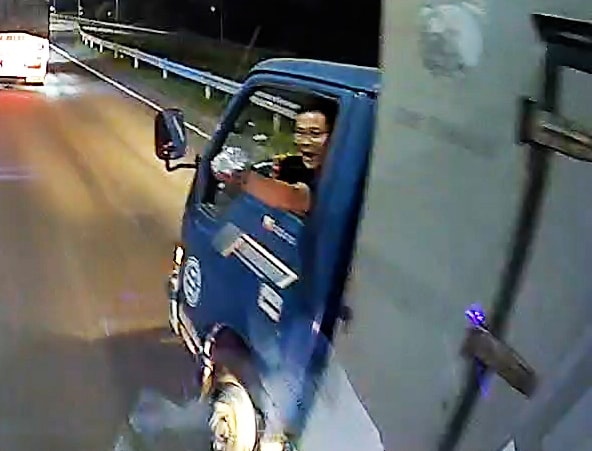 Tài xế xe tải vụ 'rượt đuổi trên cao tốc Trung Lương' bị bắt