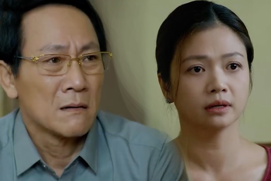 Gia đình trái dấu tập 21: Bà Ánh làm đơn ly hôn yêu cầu ông Phi ký