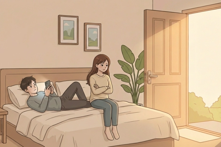 Chồng ít gần gũi vợ, chỉ thích xem ảnh và video nhạy cảm