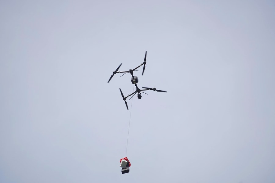 Thử nghiệm UAV giao máu, thuốc từ Cần Giờ ra Côn Đảo